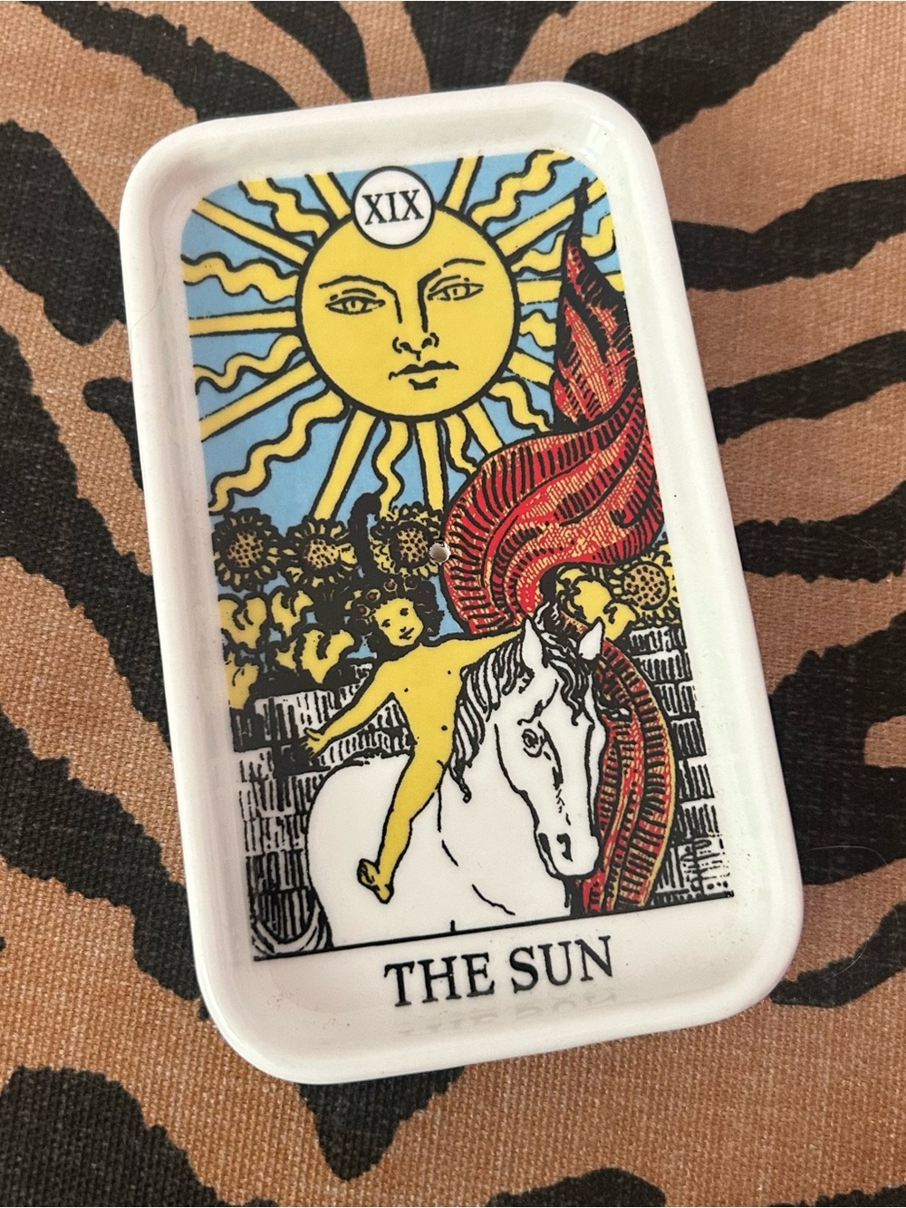 The Sun Tarot Ceramic Incense Holder